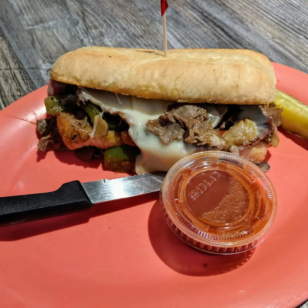 Philly Cheese Steak Sandwich