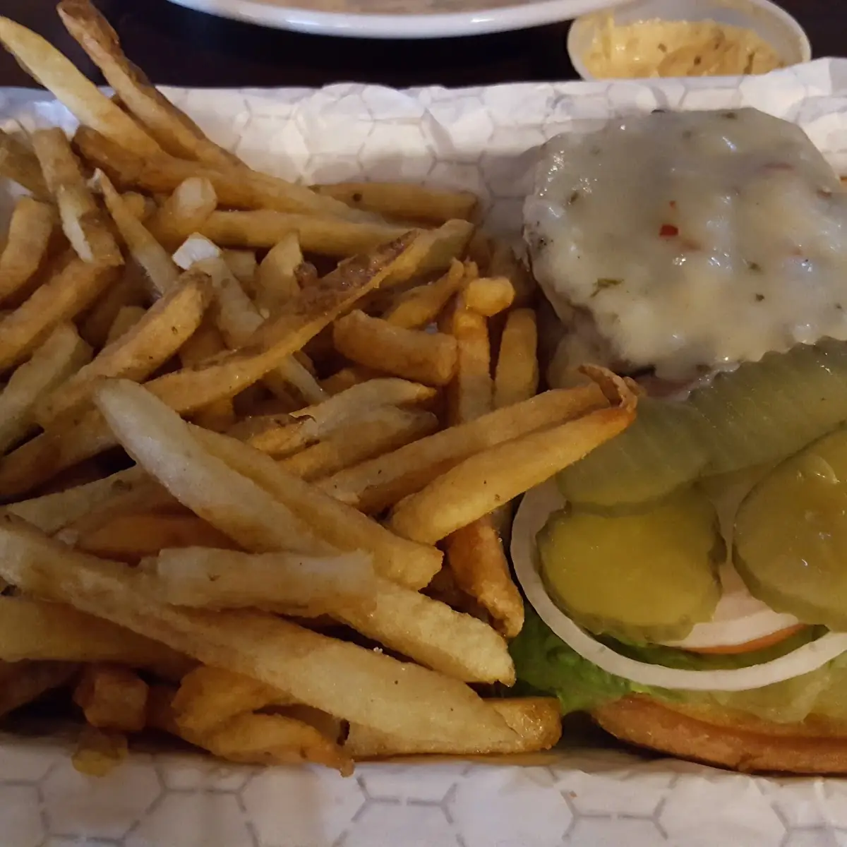 Double Cheeseburger and Fries