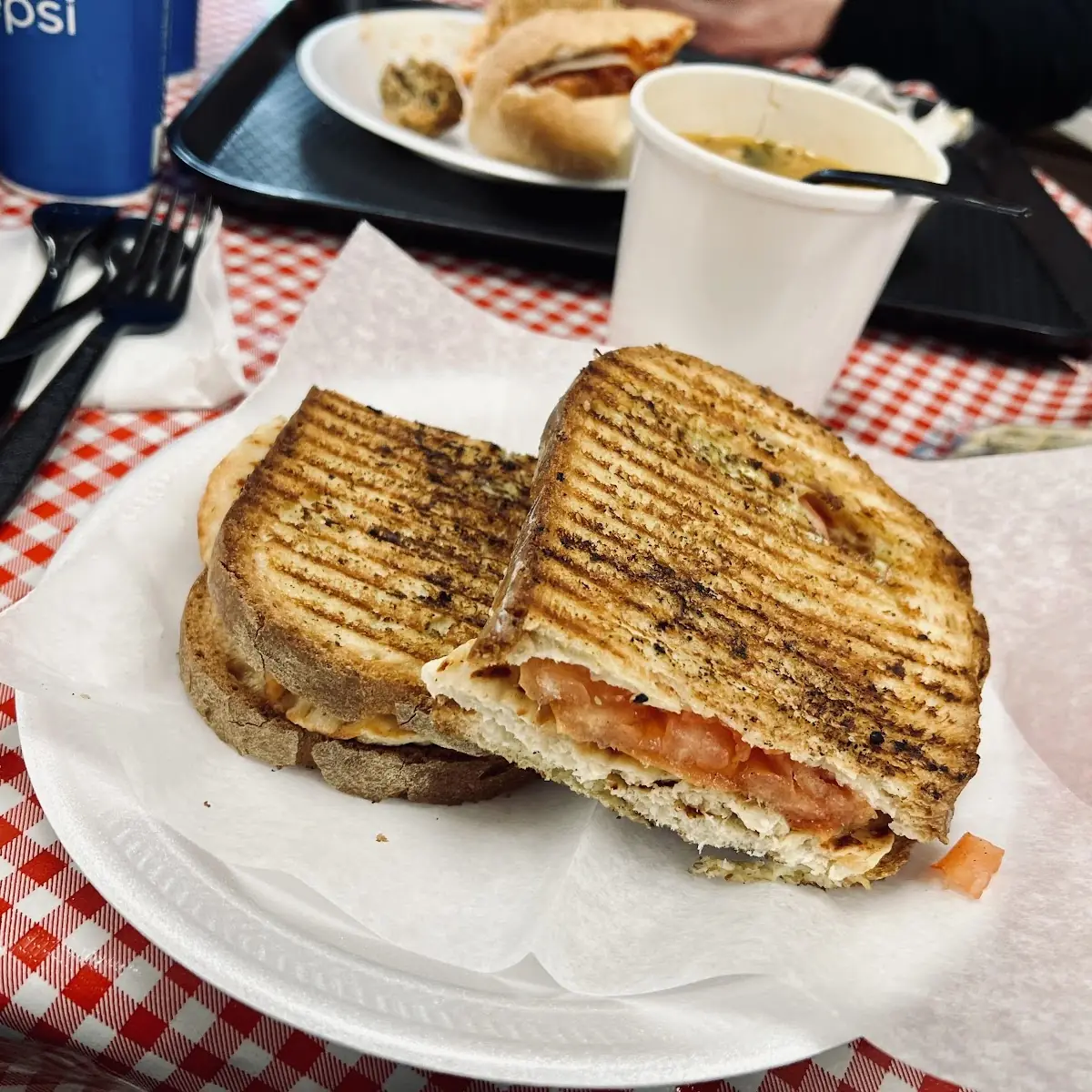 Grilled Chicken Caprese Panini