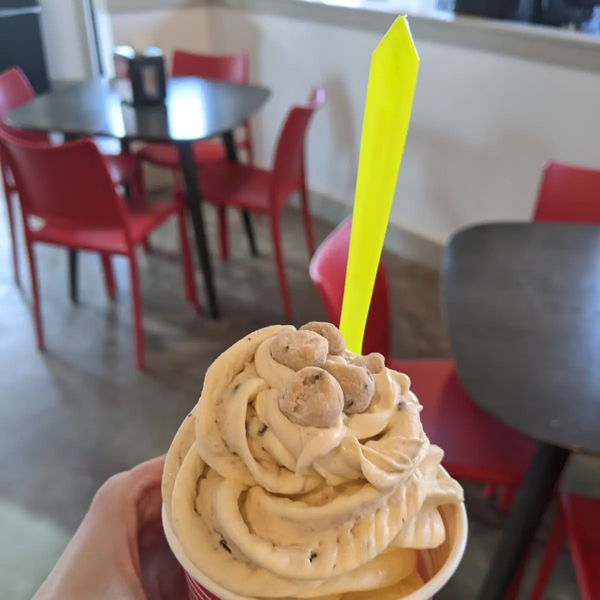 Vanilla Ice Cream with Cookie Dough