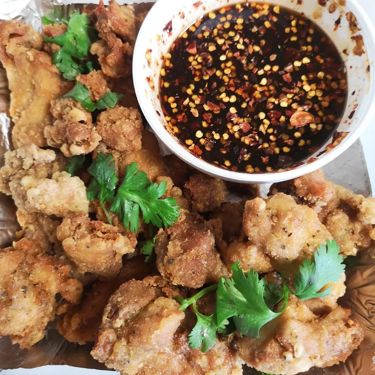 Crispy Chicken with Ginger