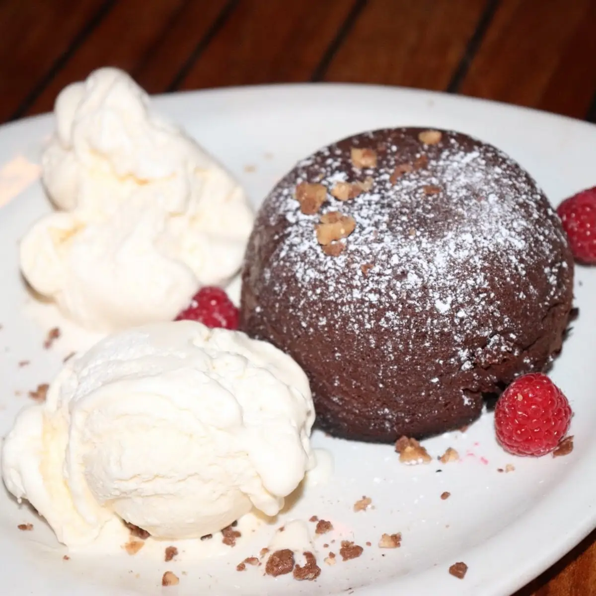 Chart House Signature Chocolate Lava Cake