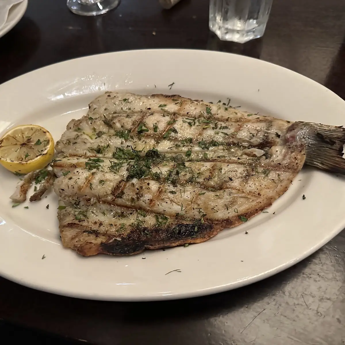 Simply Grilled Branzino