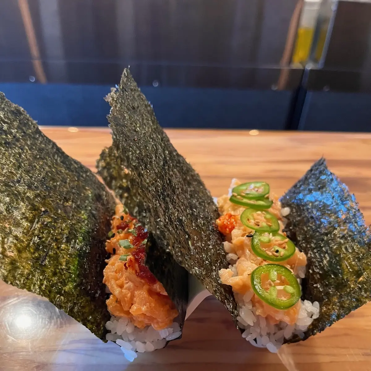 Hand Roll Sushi Cones