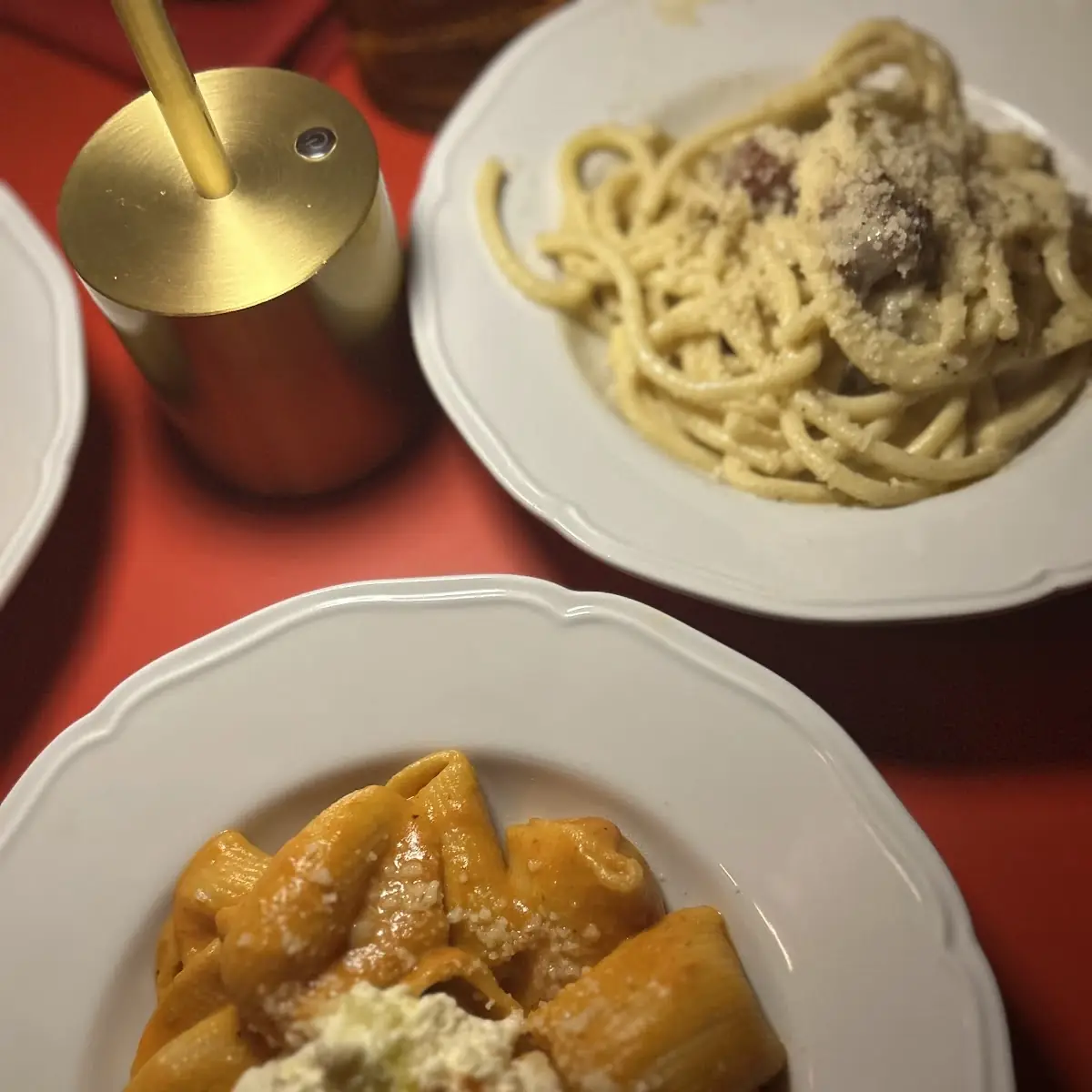 Vodka Pasta & Carbonara Pasta