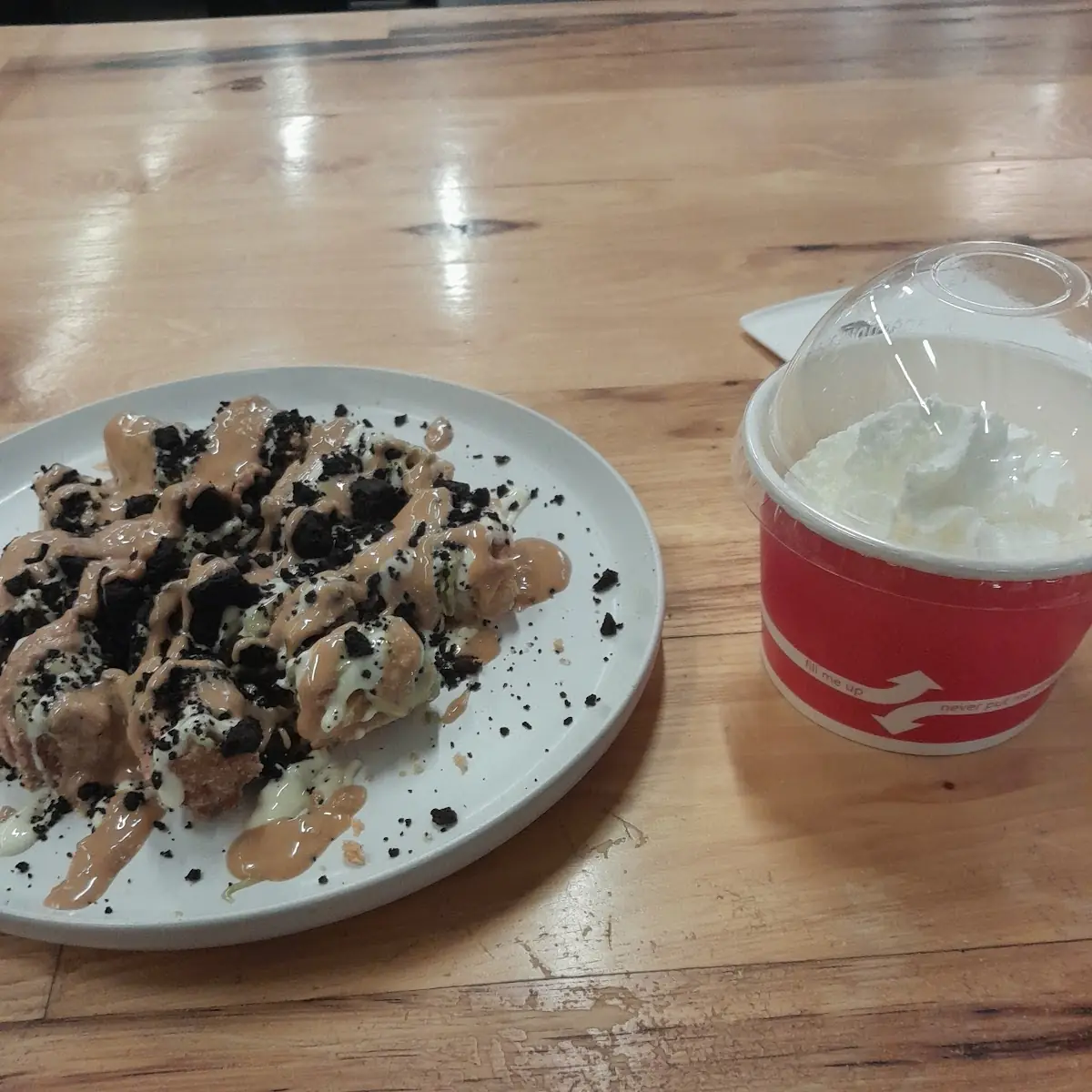 Churros Pistache Chocolat Blanc Peanut Brownie