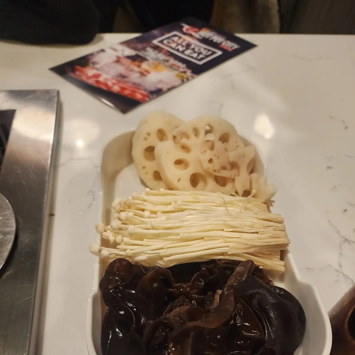 Lotus Root Enoki Mushroom Wood Ear Mushroom