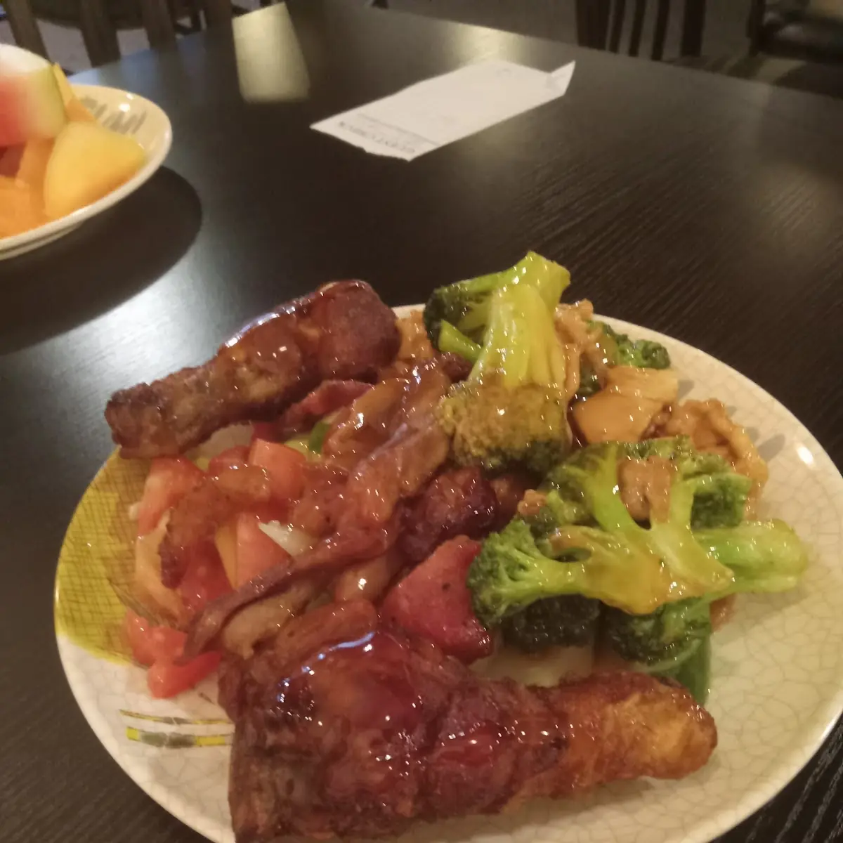 Chicken with Broccoli Beef