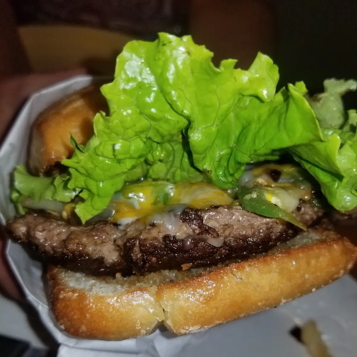 Shrooms Swiss Burger