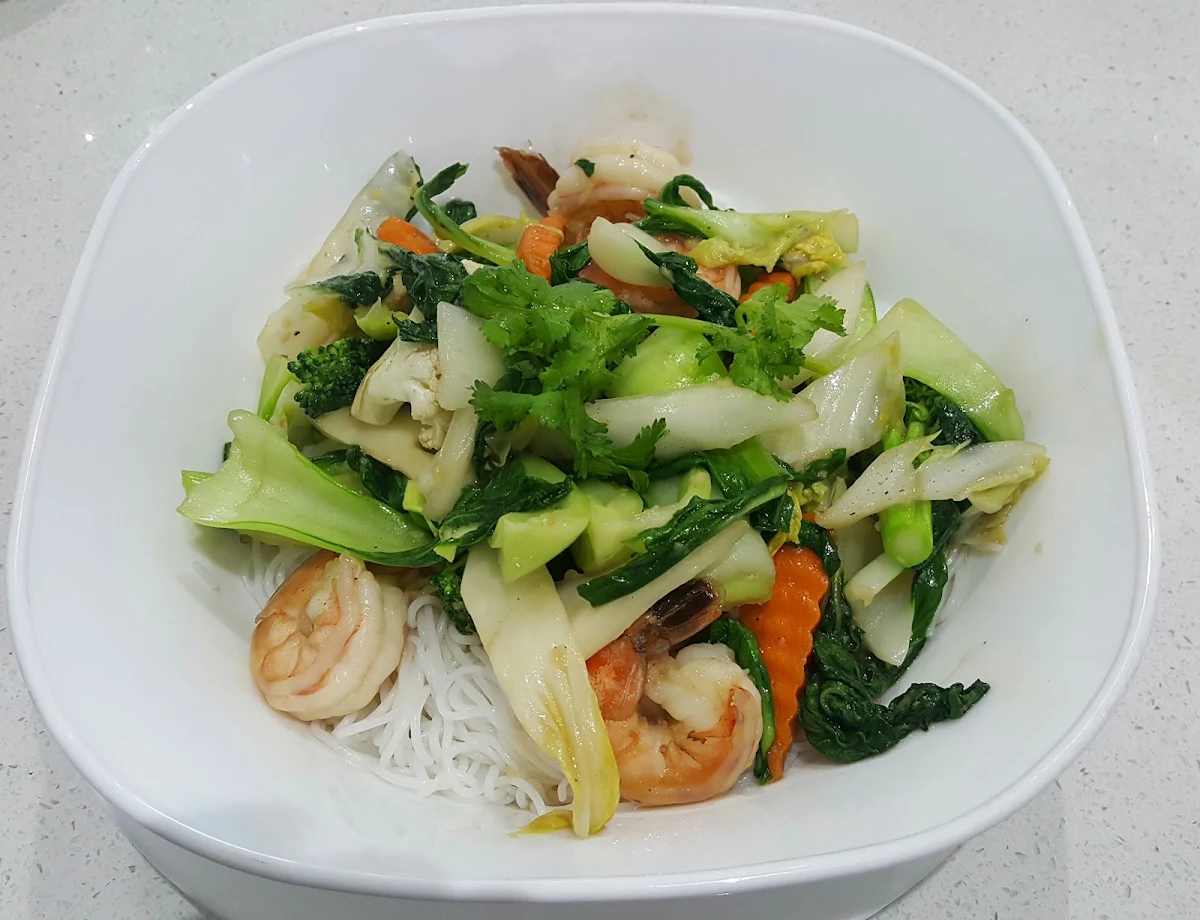 Shrimp and Vegetables, Pho Lang Van