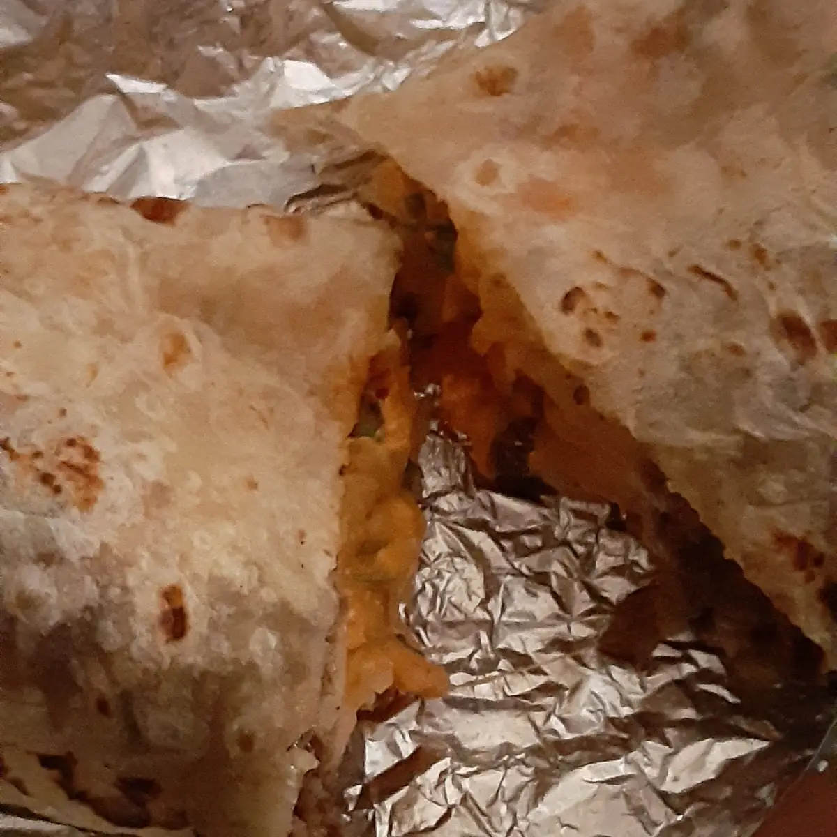 Carne Asada Burrito with Fries Inside