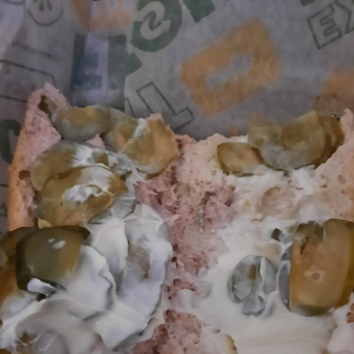 Ridiculous Amount of Mayo Tuna Sandwich