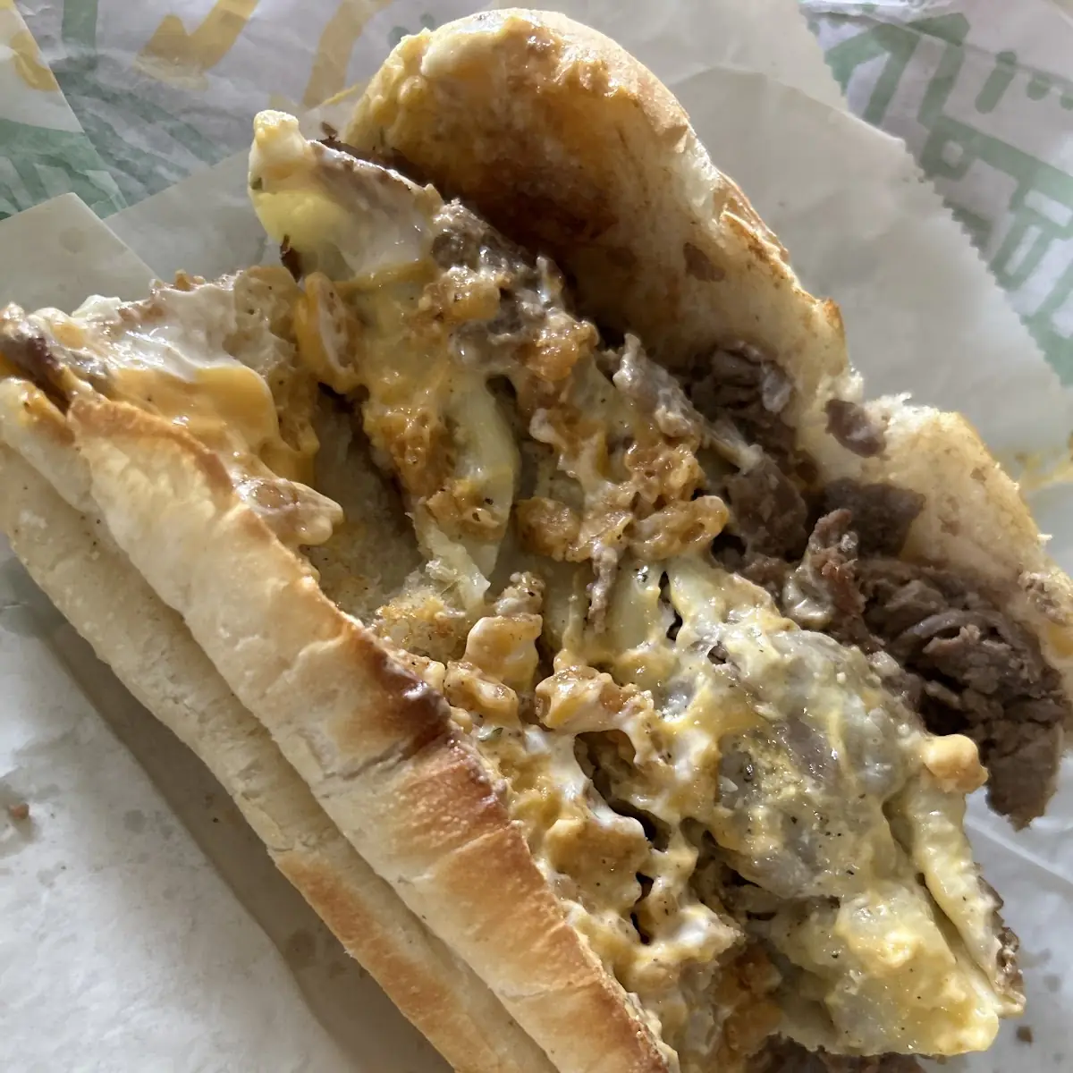 Cheesy Garlic Steak Sandwich Customized