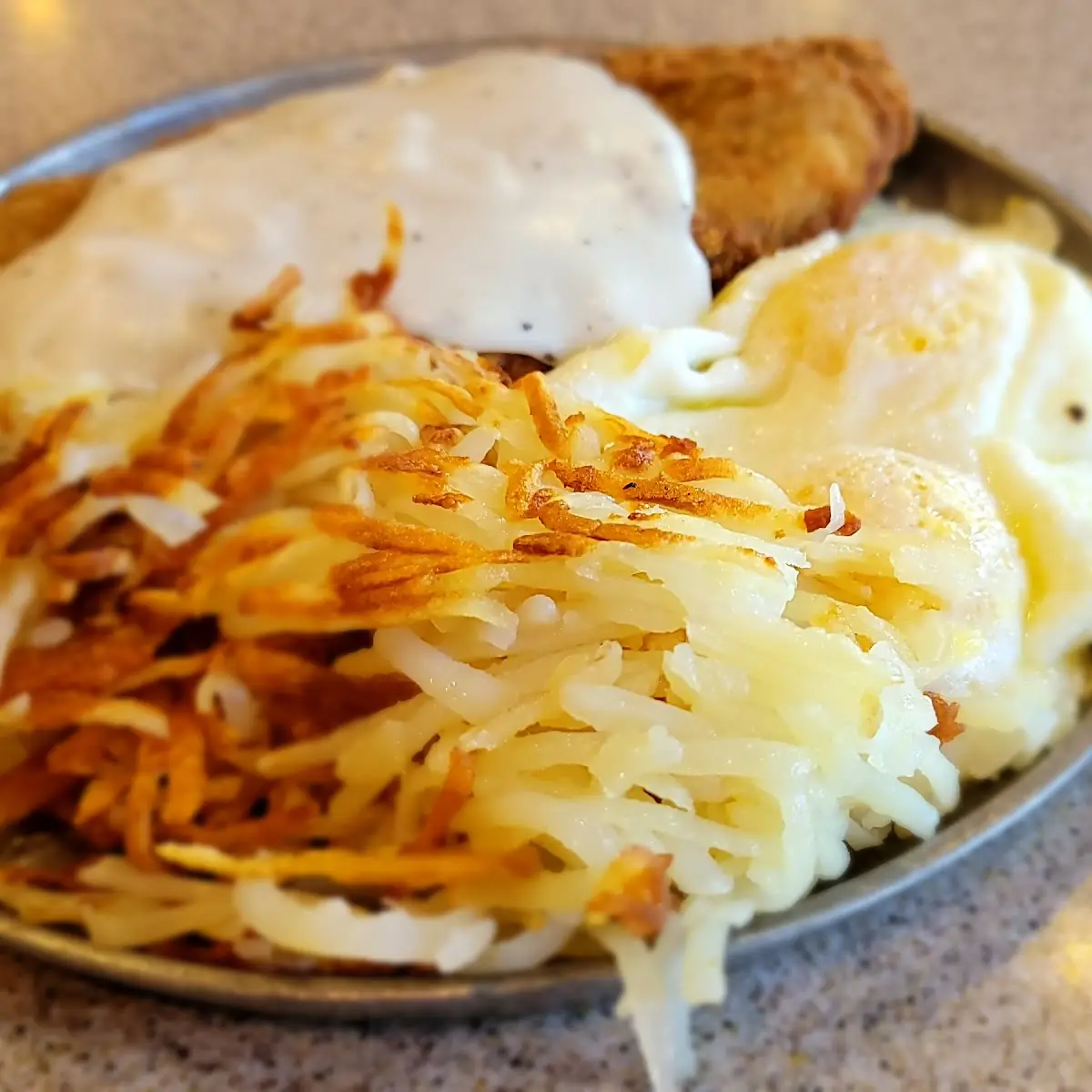 Chicken-Fried Steak & Eggs