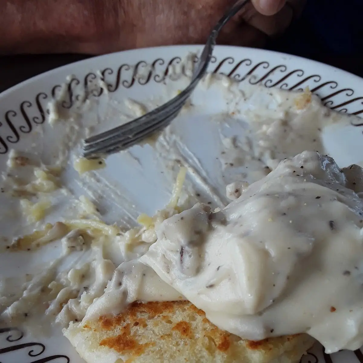 Sausage Gravy in Biscuits