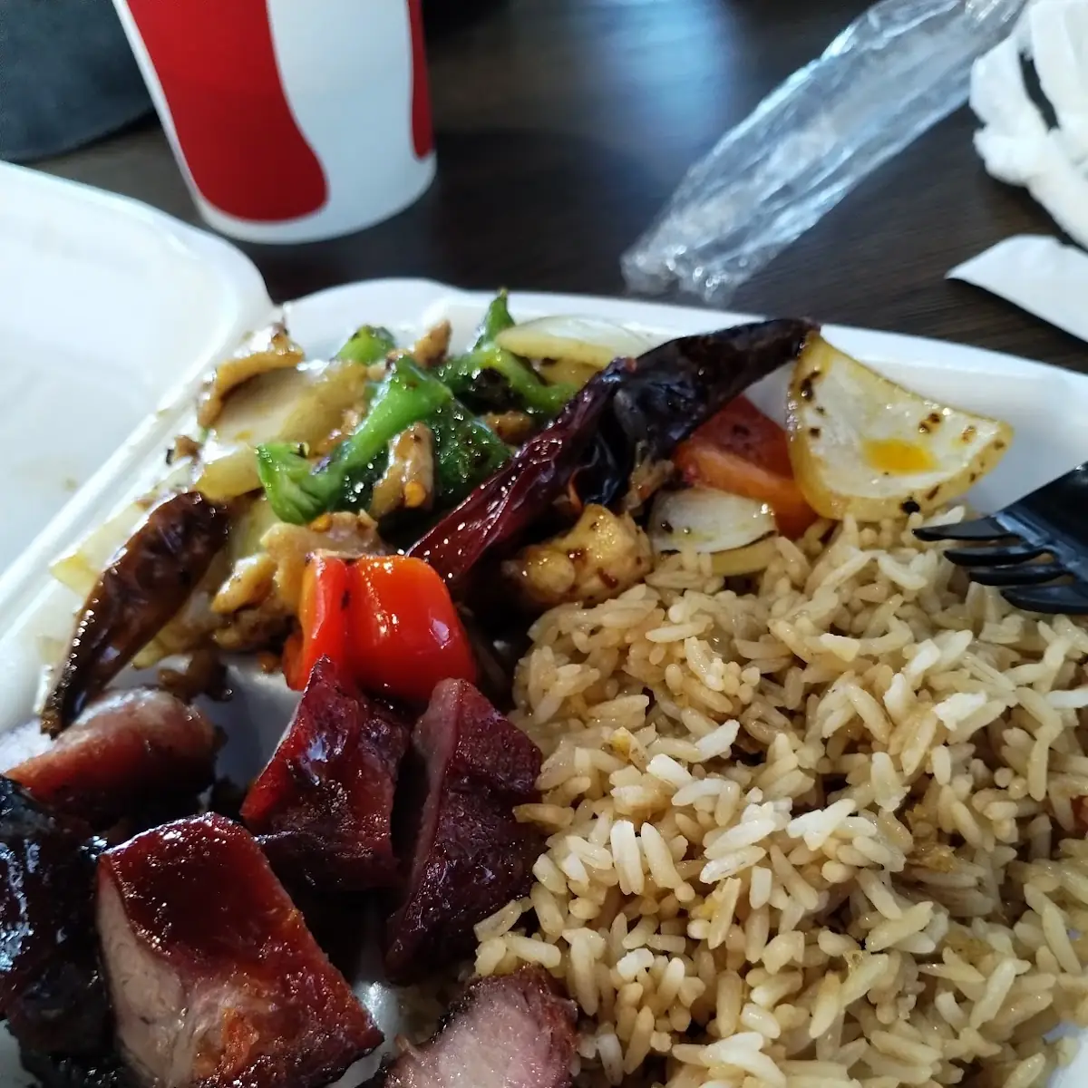 Roast Pork and Kung Pao Chicken