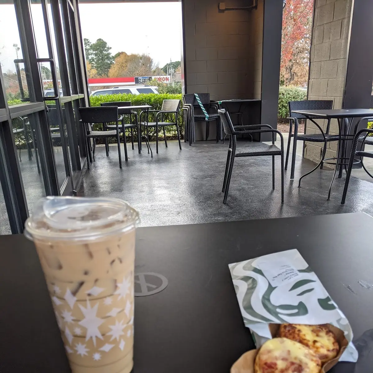 Iced Latte and Egg Bites