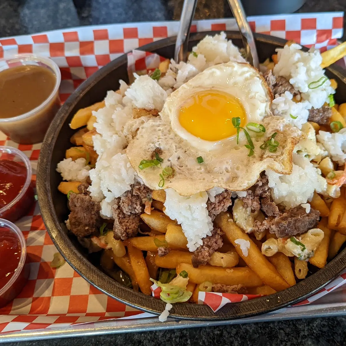 Loco Moco Loaded Fries