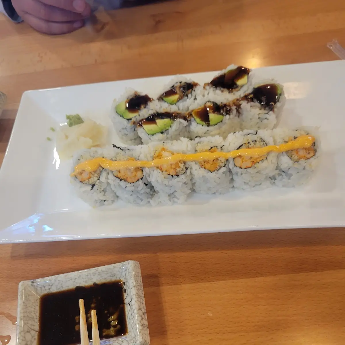 Eel Roll & Spicy Crawfish Roll