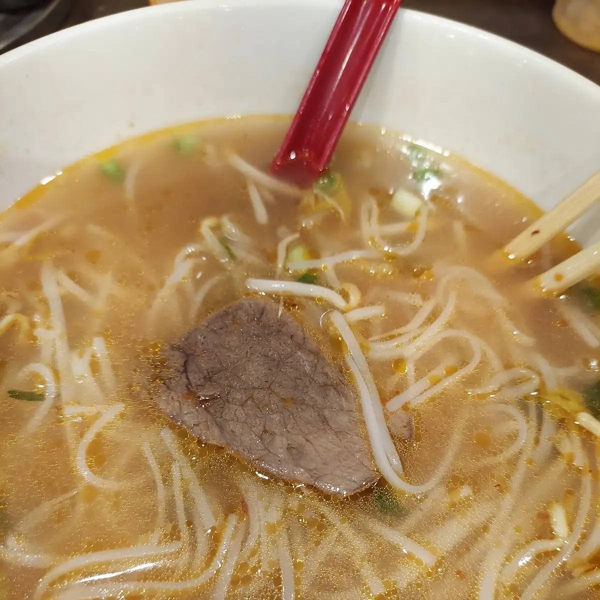 Rice Noodle and Beef Broth