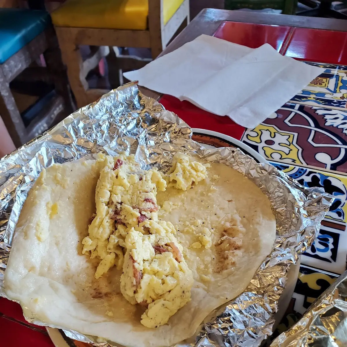 Bacon & Egg Taco