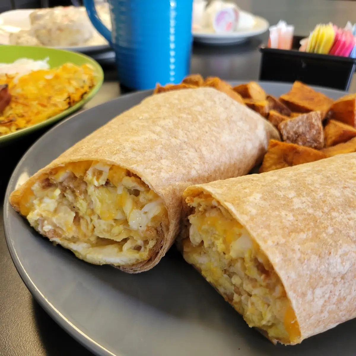 Crispy Chicken Egg and Cheese Wrap