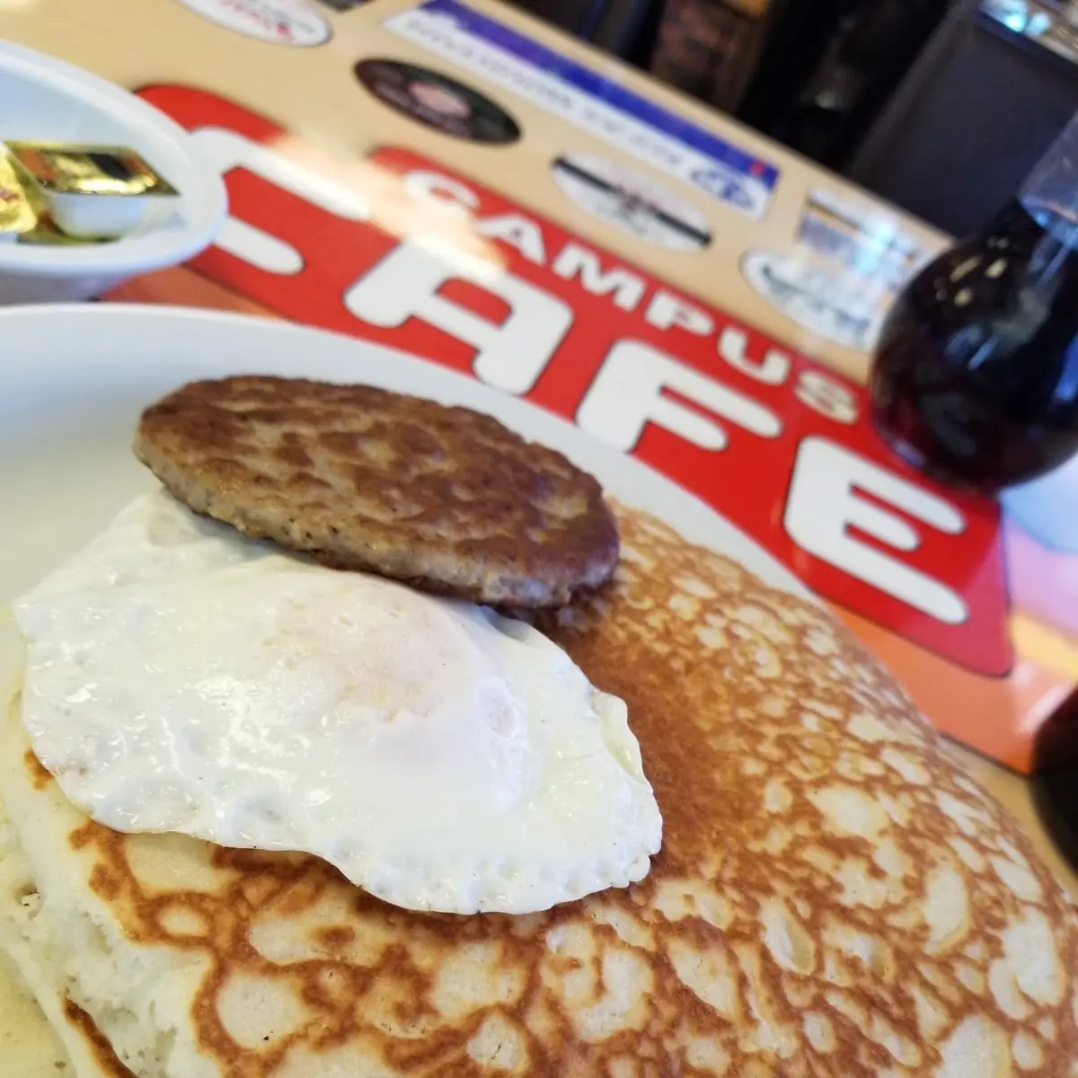 Campus Pancake Sandwich