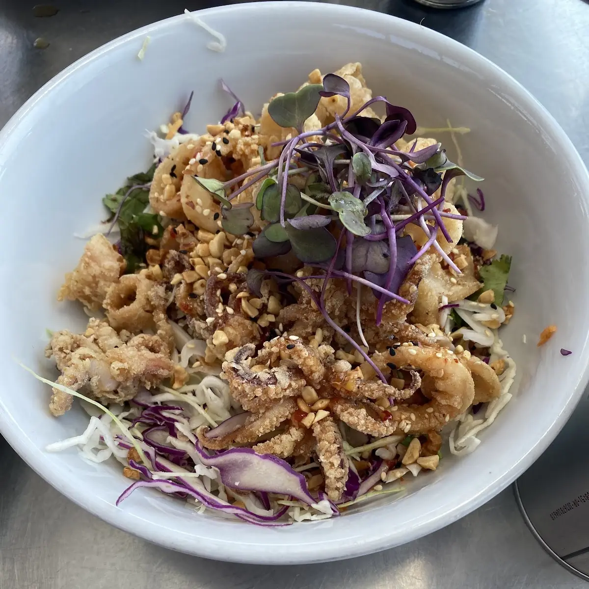 Crispy Calamari Salad