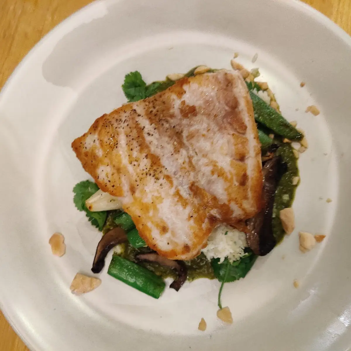 Pan Seared Sea Bass