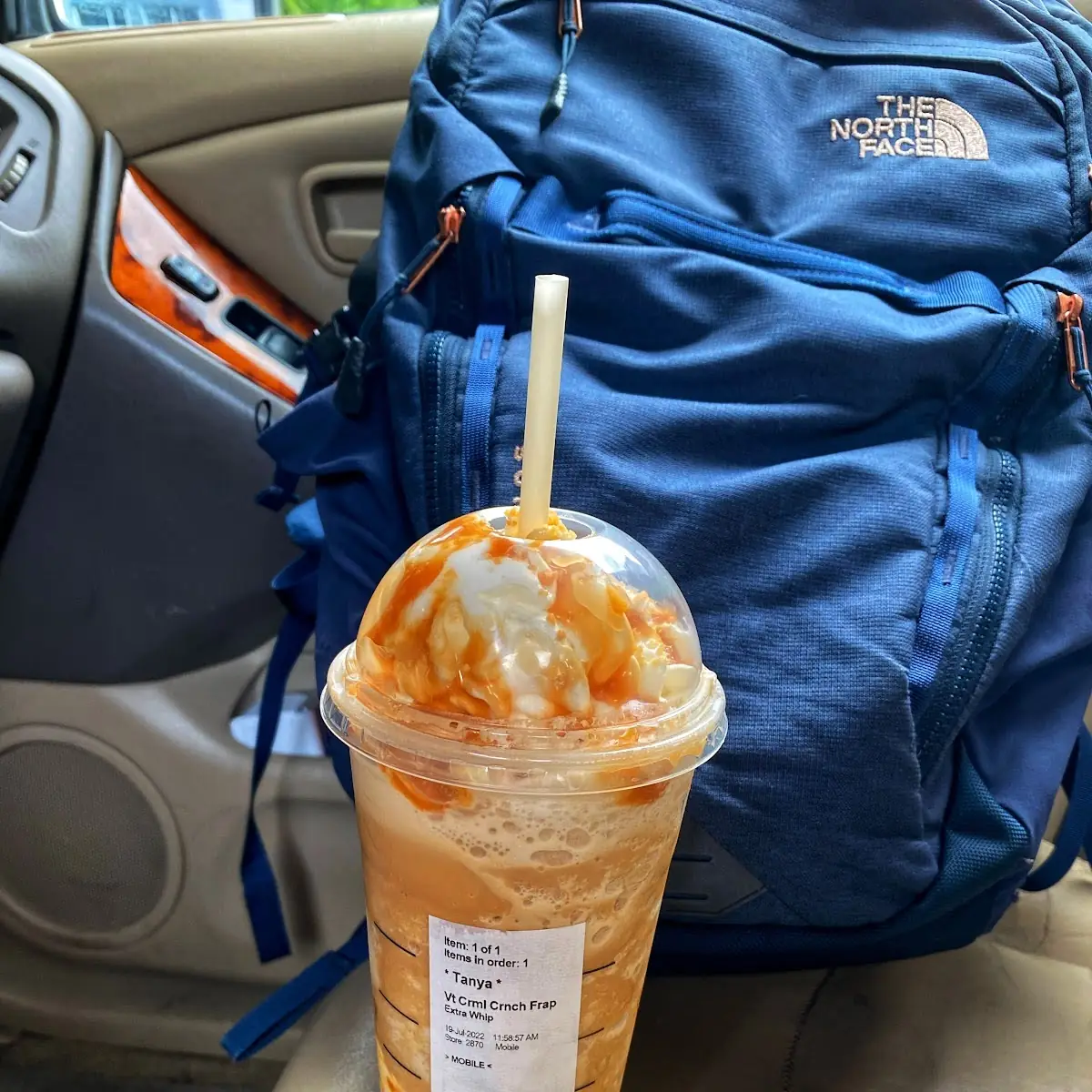Caramel Crunch Frappuccino