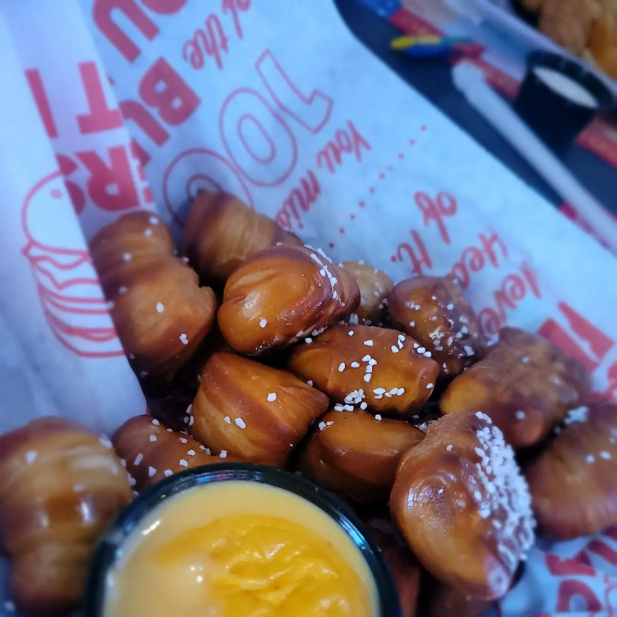 Pretzel Bites with Beer Cheese
