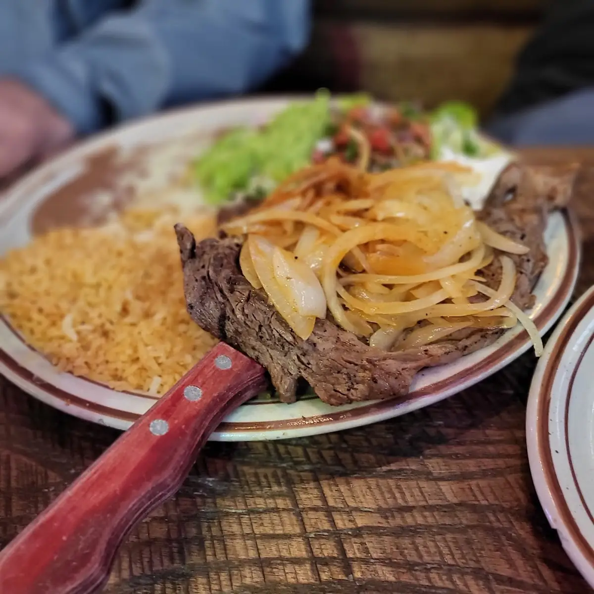 Enchilada Rice and Refried Beans