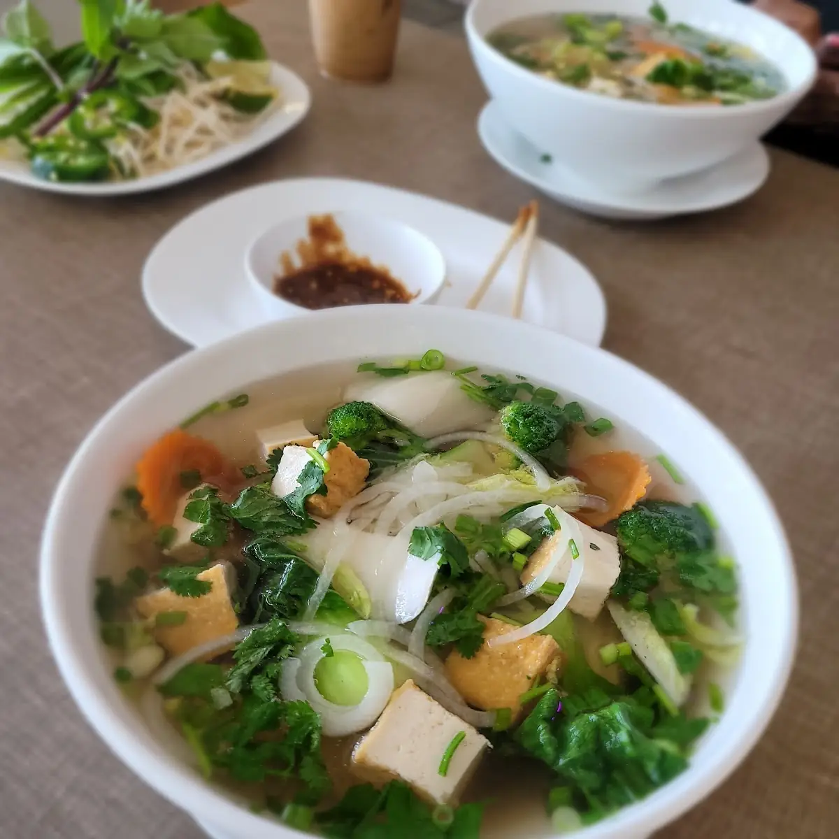 Plain Noodle Soup PhD Khong Thit