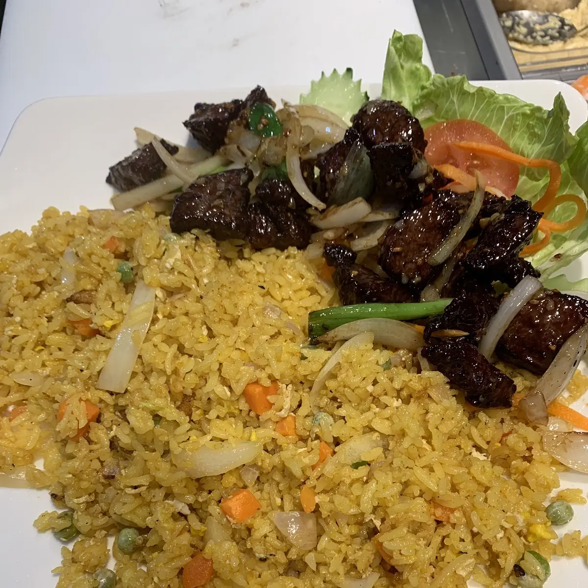 Sauteed Filet Mignon Fried Rice