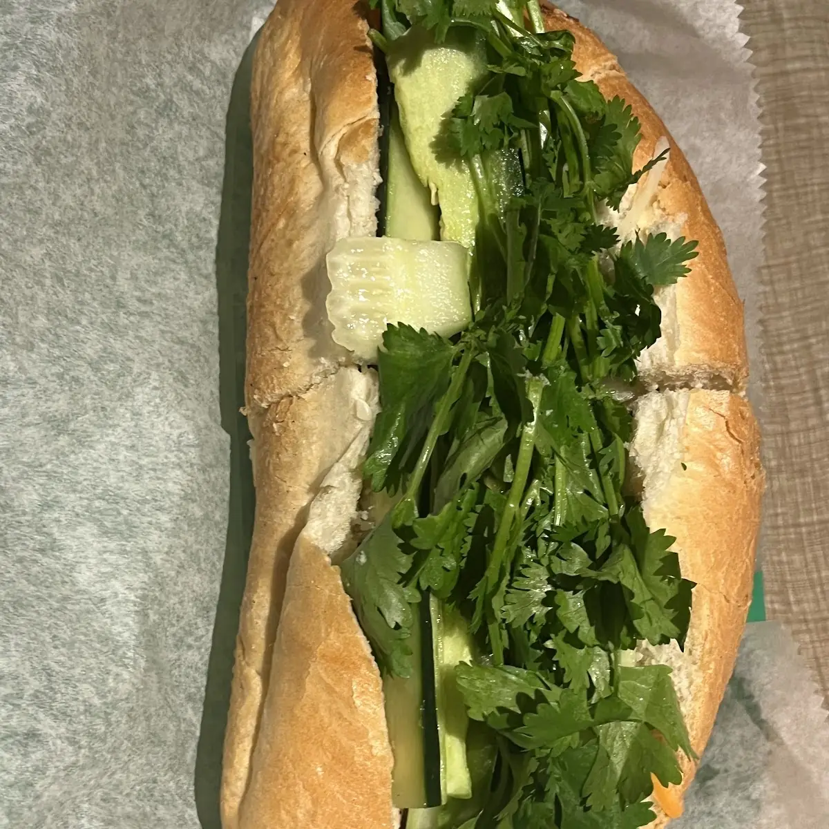 Shrimp Banh MI and Spring Roll