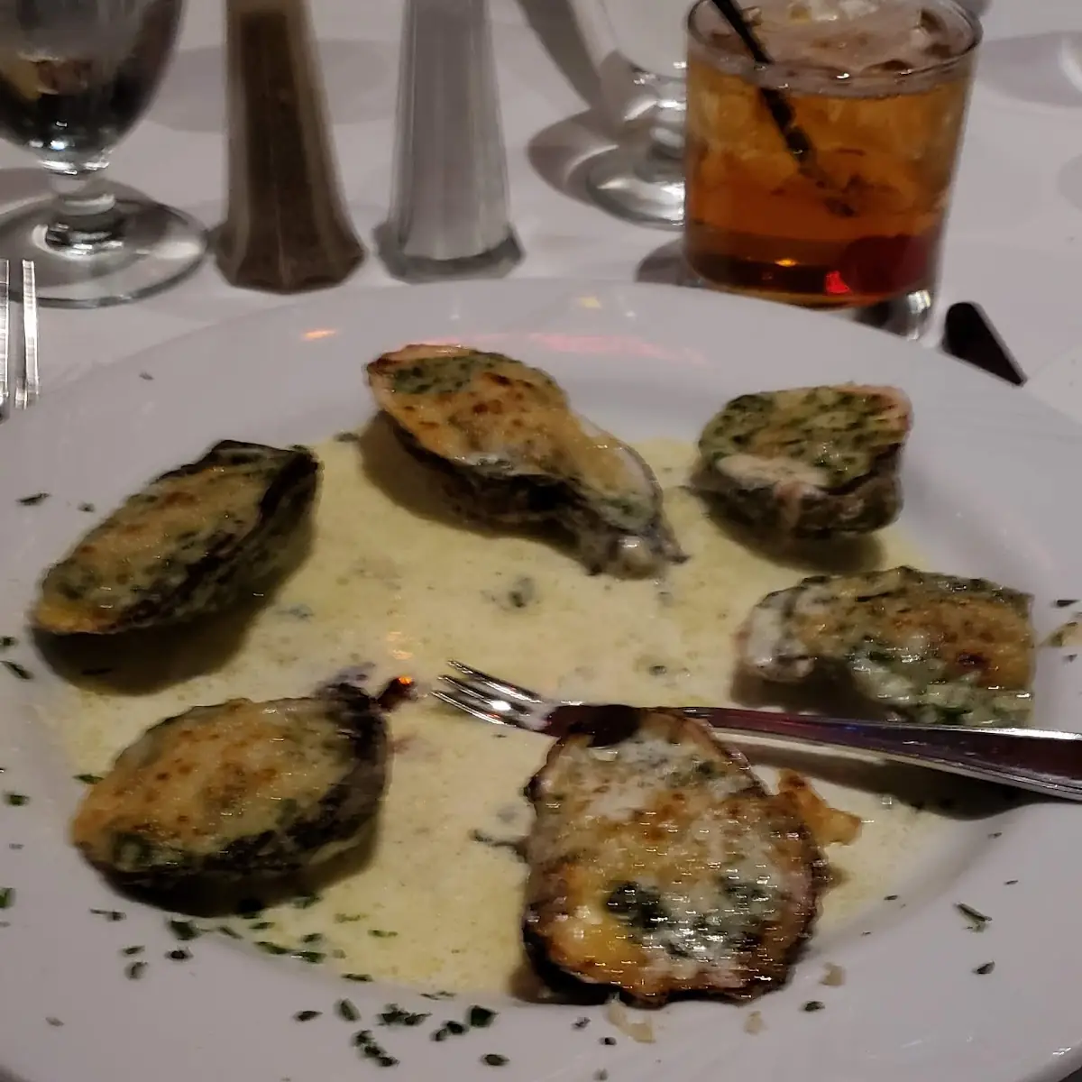 Oysters Rockefeller