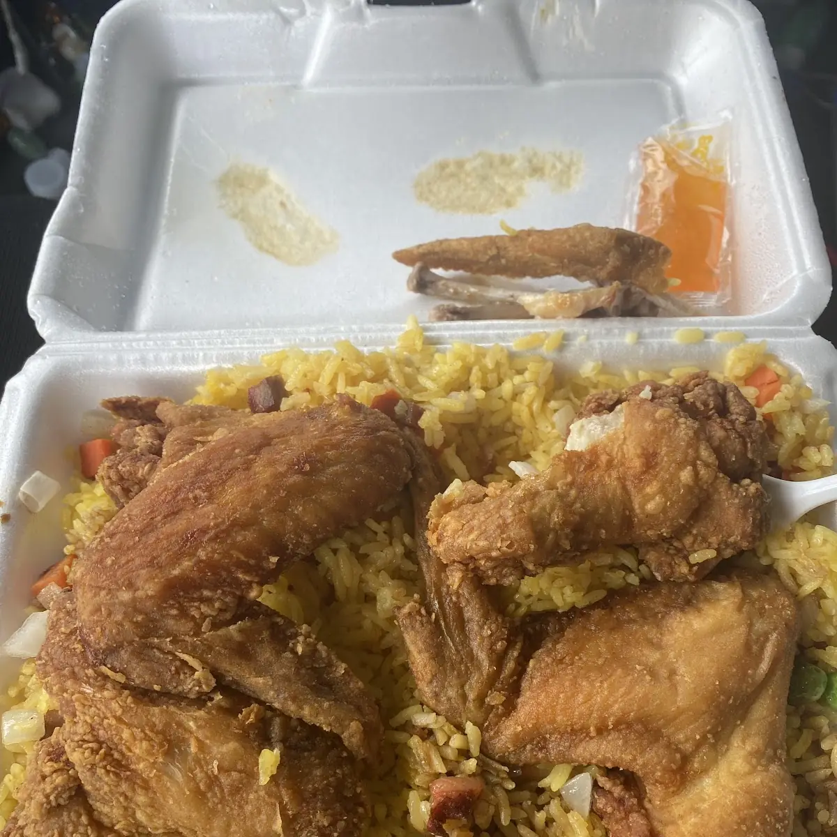 Chicken Wings w Fried Rice