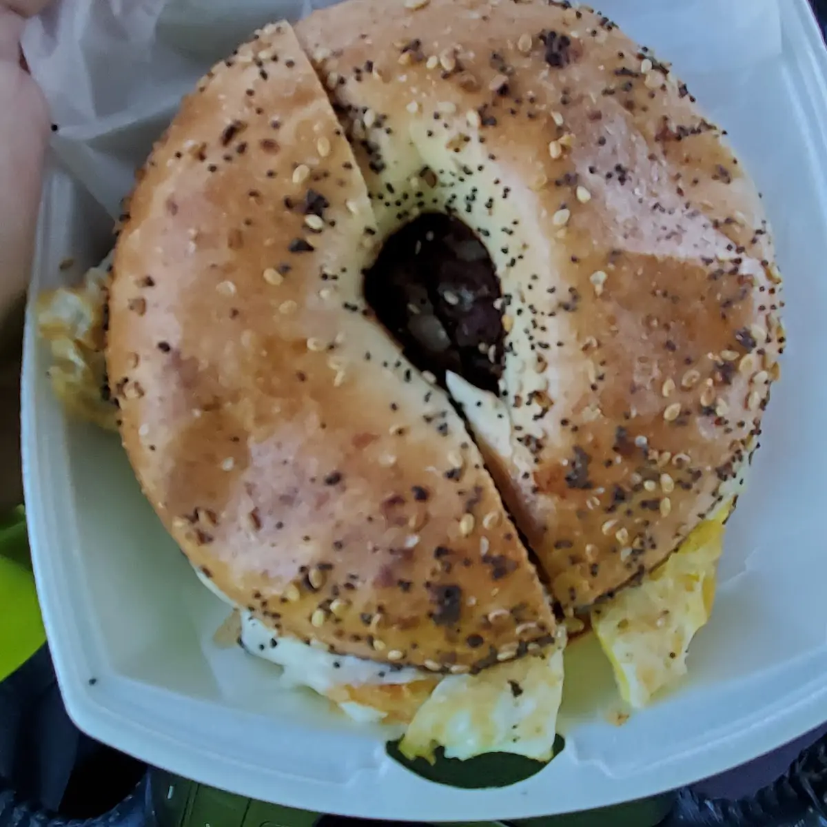 Bacon Egg and Cheese on a Bagel