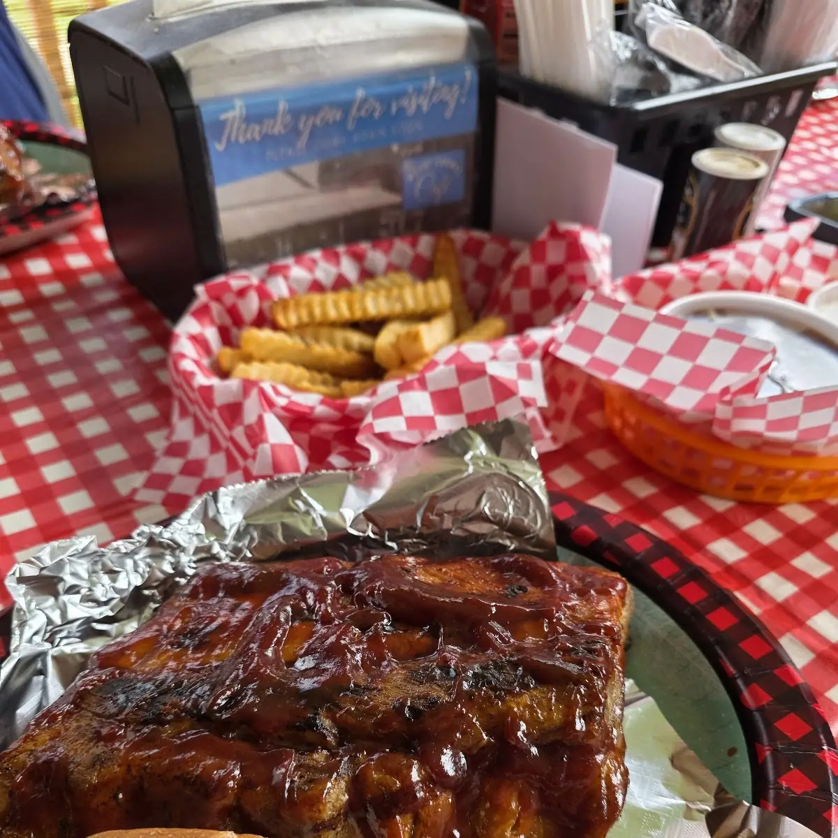 BBQ Pulled Pork Plate W