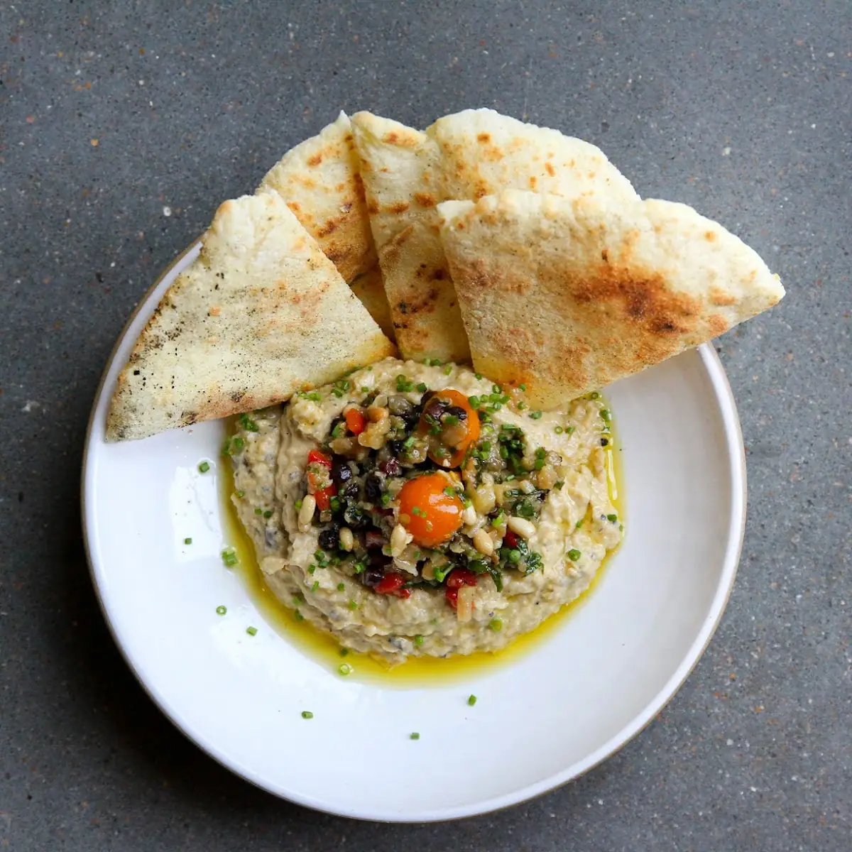 Charred Eggplant Hummus