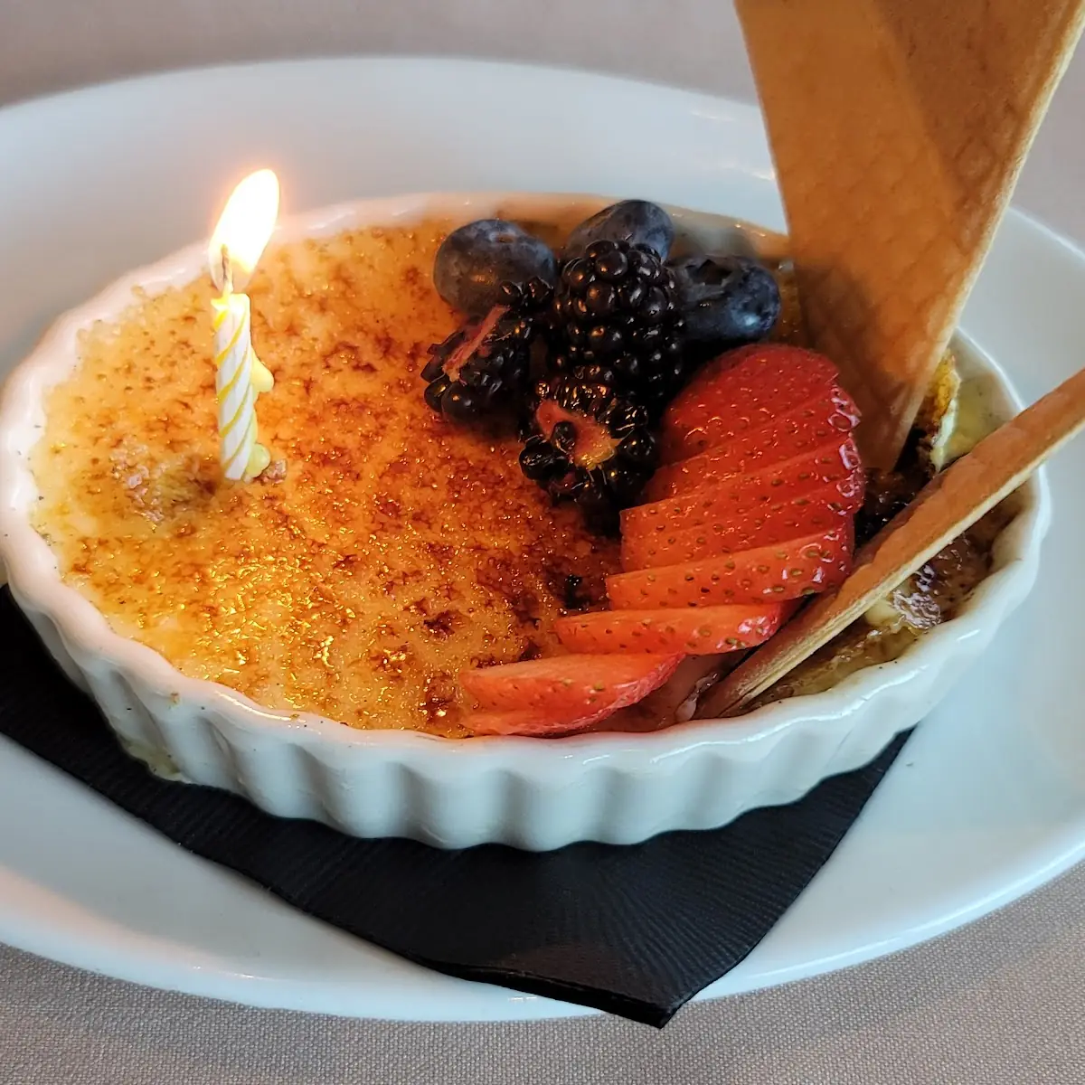 Pistachio Creme Brulee