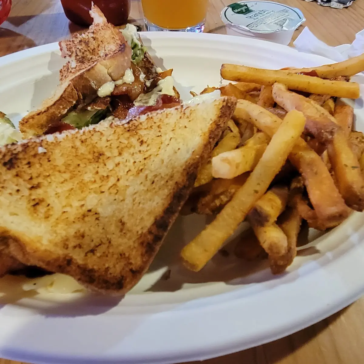 blt on Artisan Sourdough with Pepperjack