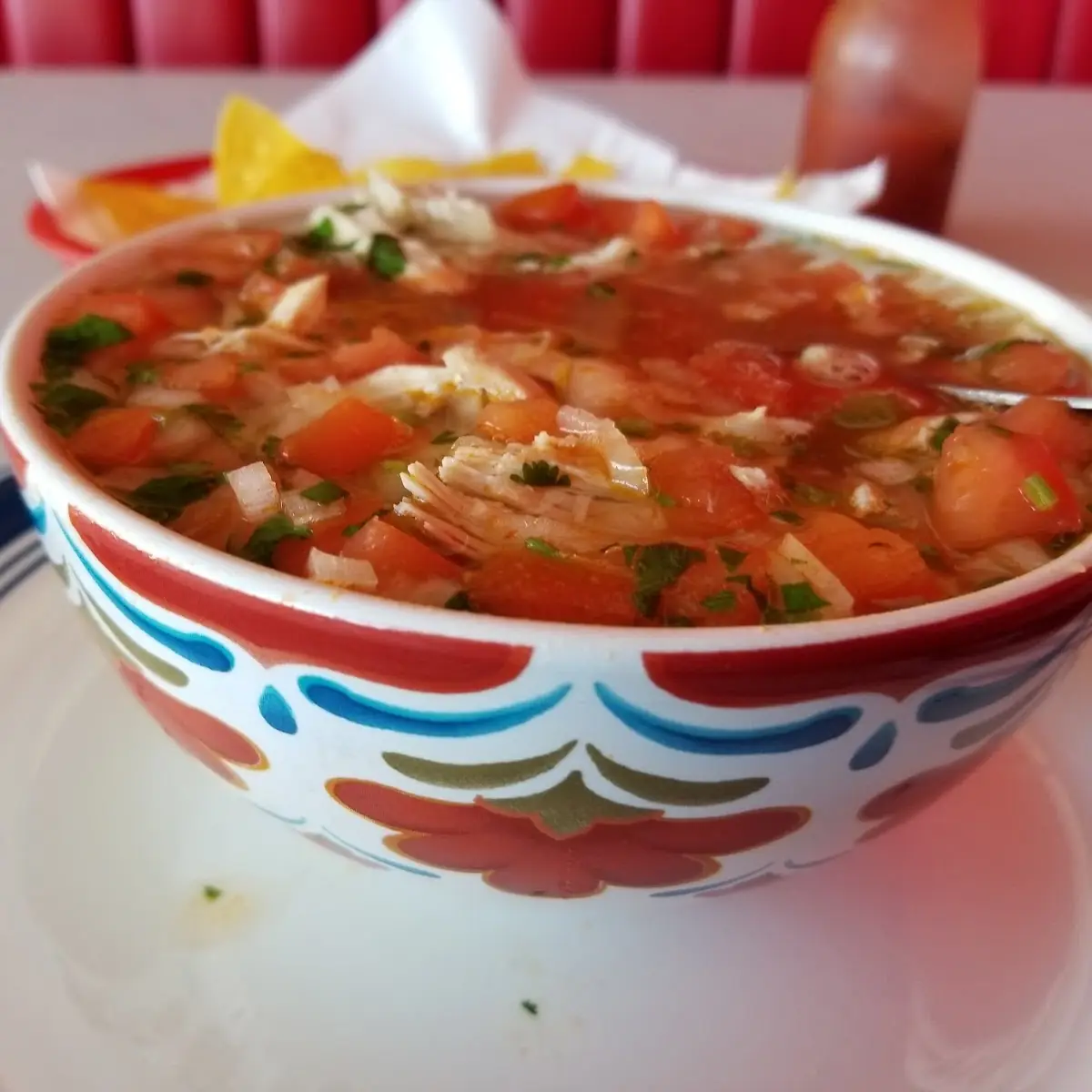 Chicken & Rice Soup with Salsa