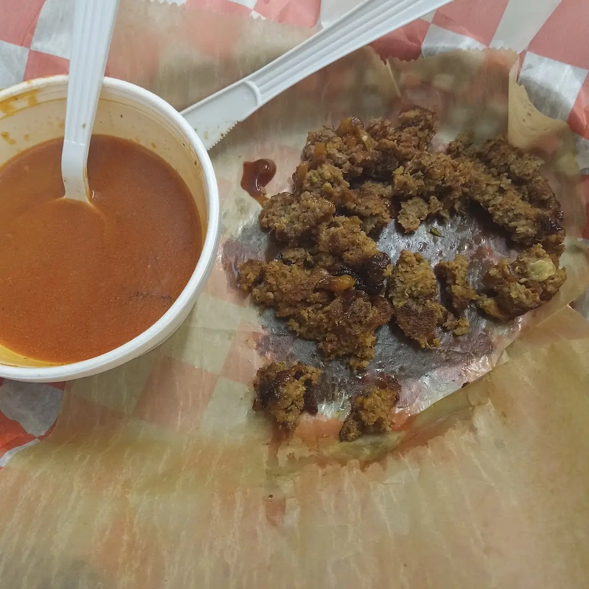 Meatloaf Sandwich and Tomato Basil Soup