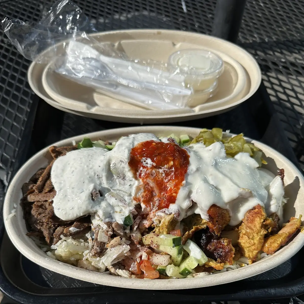 Vegetable Hummus Plate w/ Pita