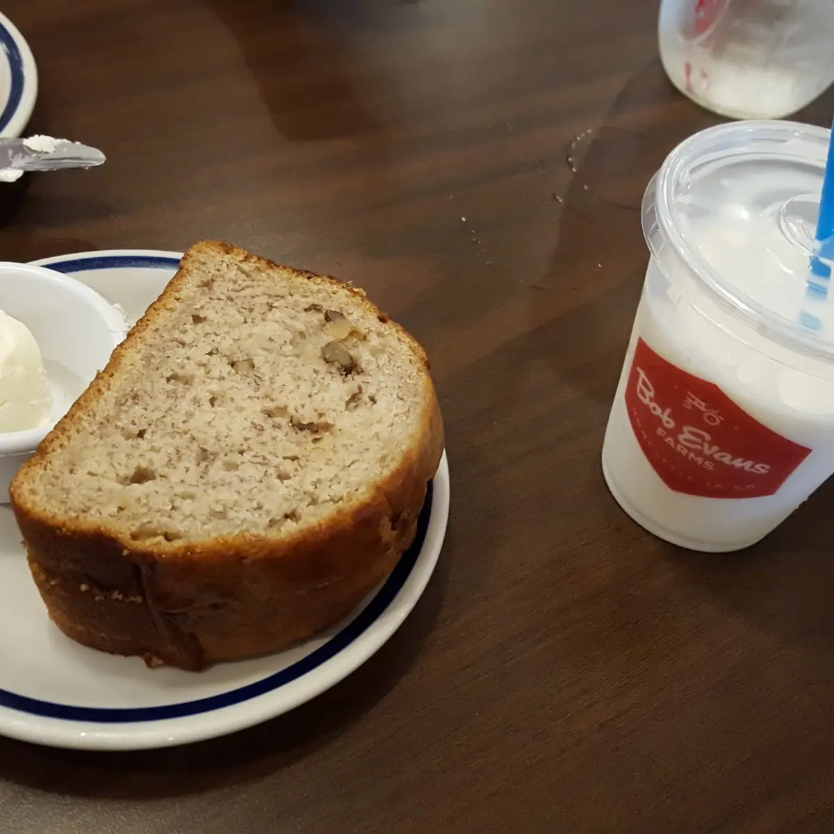 Kids Milk and Banana Bread