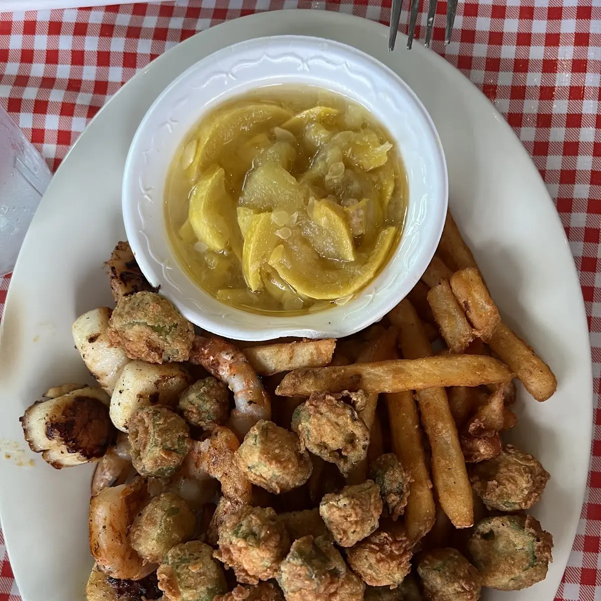 Grilled Shrimp and Scallops