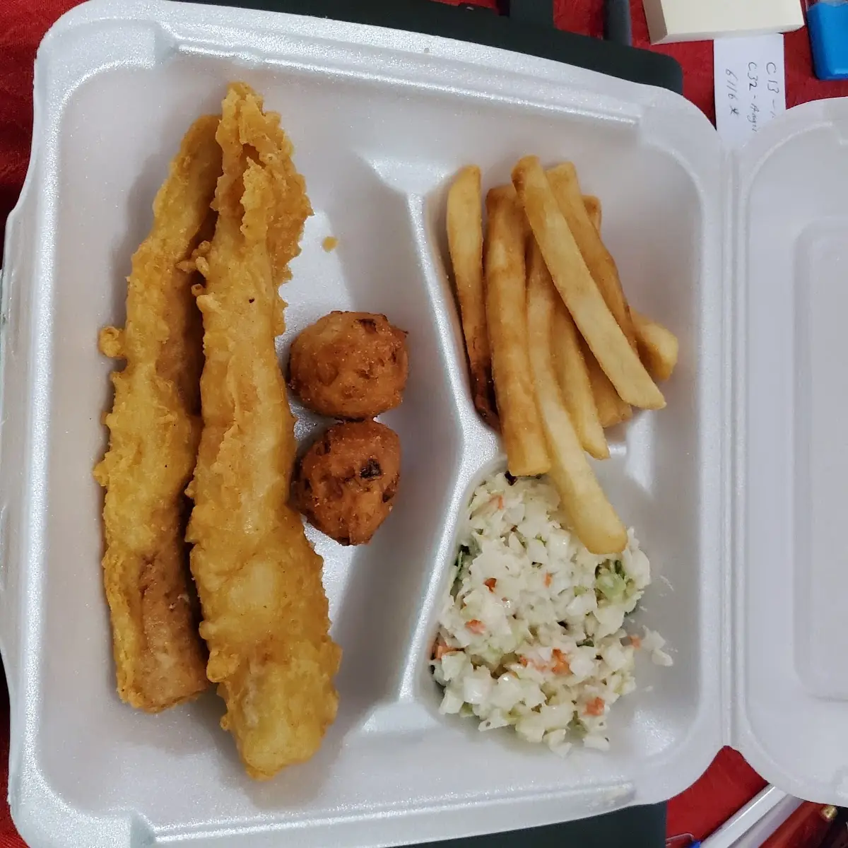 2 Piece Fish and Chips and Coleslaw