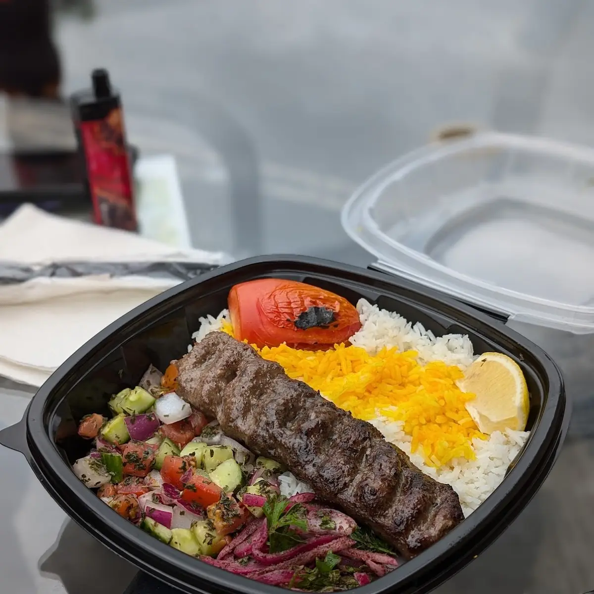 Beef Koobideh Kebab Entree