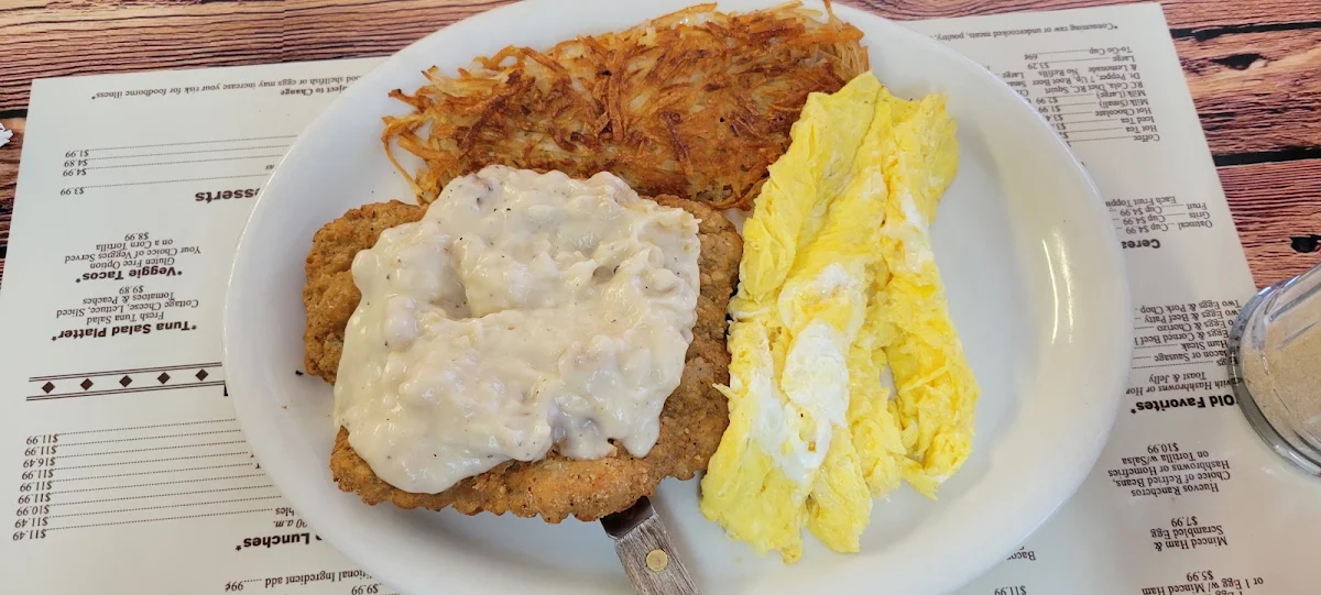 Chicken Fried Steak and Eggs
